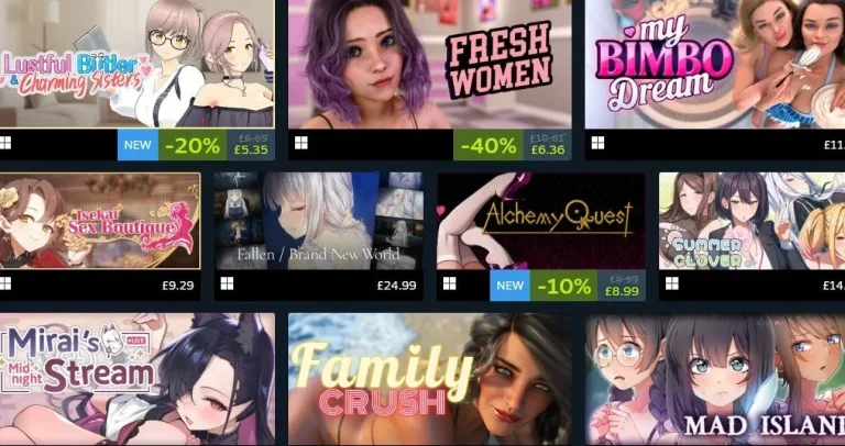 Popular Adult Games on Steam: What’s Worth Playing
