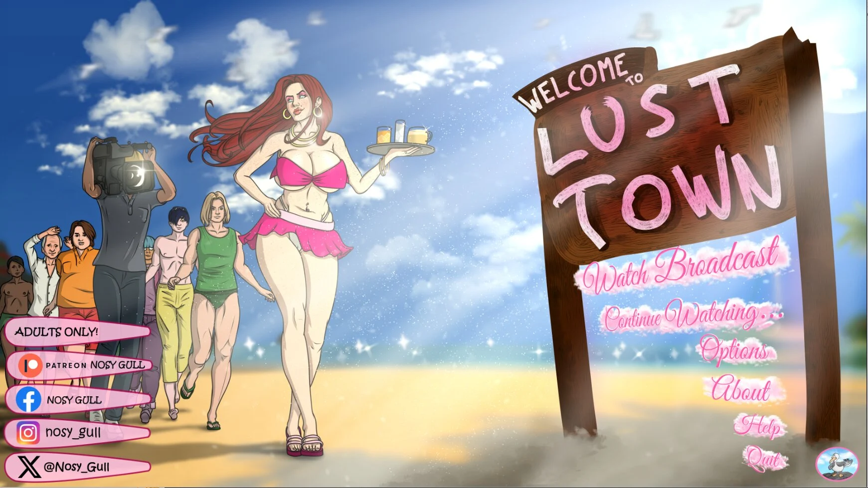 Lust Town, Amanda’s road to porn – Season 2 – Version 1.30 (Gangbang)